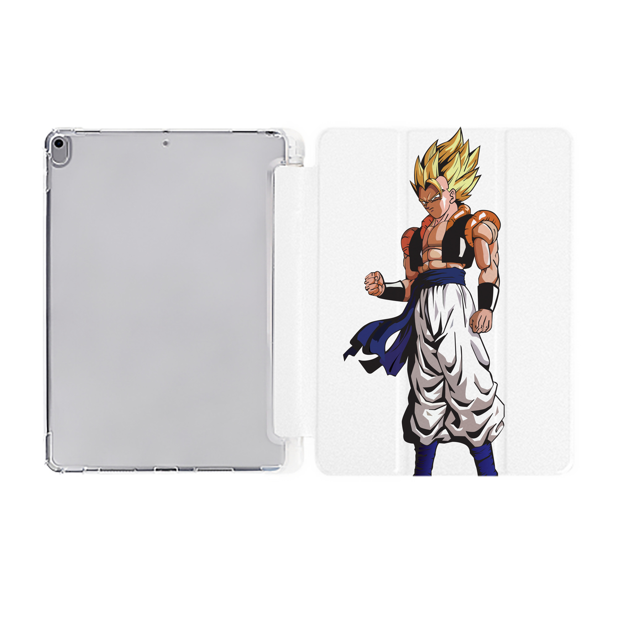 （画像用） ドラゴンボール DRAGON BALL IPad ケース ペン収納付き 三つ折りスタンド PUレザー×シリコン 対応機種9.5/10.5/10.9インチ